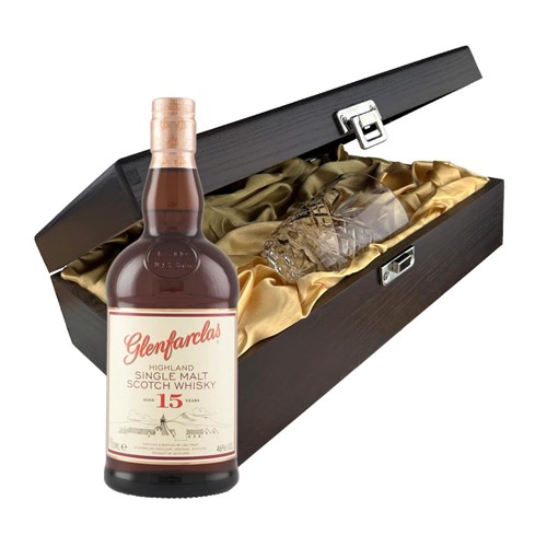 Glenfarclas 15 Year Old 70cl In Luxury Box With Royal Scot Glass